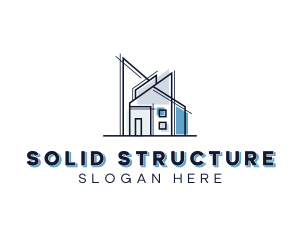 Home Contractor Structure logo design