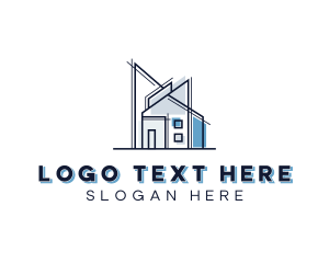 House - Home Contractor Structure logo design