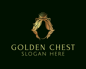 Golden Pageant Salon logo design