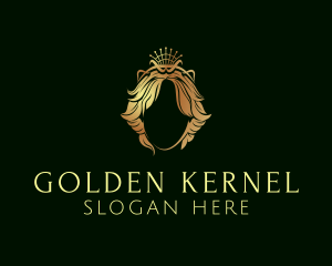 Golden Pageant Salon logo design