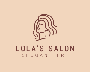 Woman Hair Salon logo design