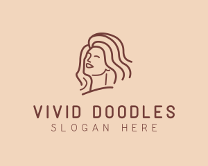 Woman Hair Salon logo design