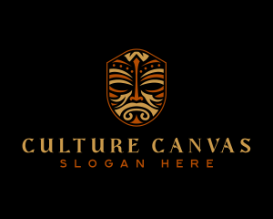 Maori Cultural Mask logo