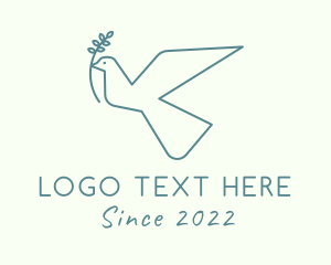 Dove Peace Bird logo