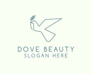 Dove Peace Freedom logo design