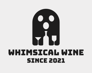 Ghost Wine Bar logo design