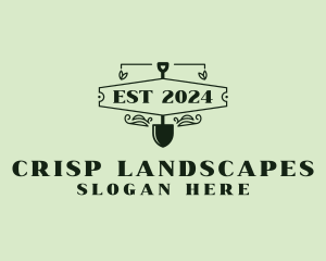 Shovel Gardening Landscaping logo