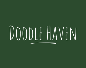 Doodle Handwriting Daycare logo design