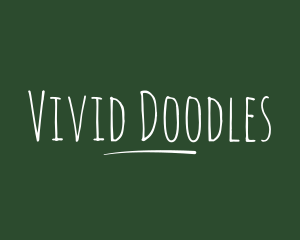 Doodle Handwriting Daycare logo design