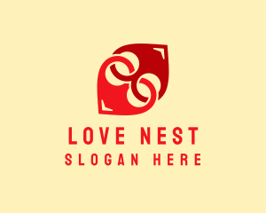 Red Heart Matrimony logo design