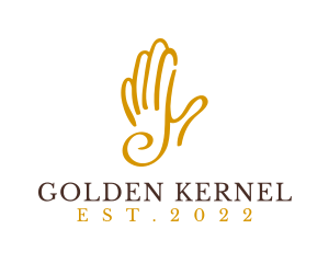 Golden Recruitment Agency  logo design