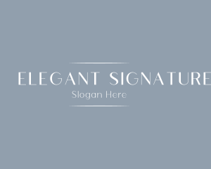 Generic Elegant Business logo design