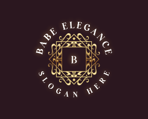 Luxury Elegant Floral logo design