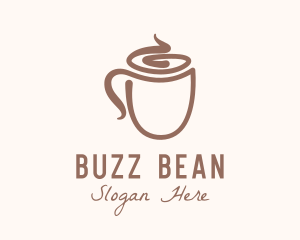 Latte Coffee Cup  logo design