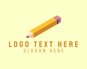 Writing Pencil Isometric logo