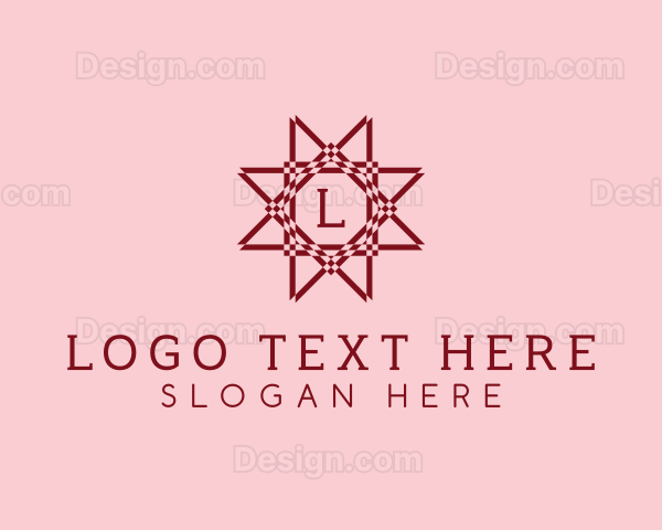 Decorative Flower Star Logo