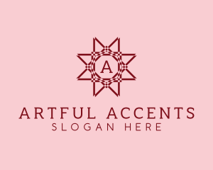 Decorative Flower Star logo design