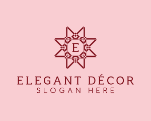 Decorative Flower Star logo design