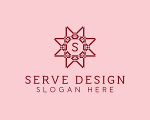 Decorative Flower Star logo design