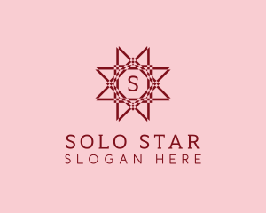 Decorative Flower Star logo design