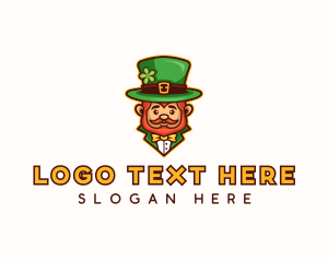 Mythical Irish Leprechaun logo