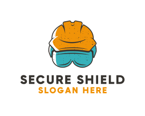 Construction Hard Hat Safety Goggles logo