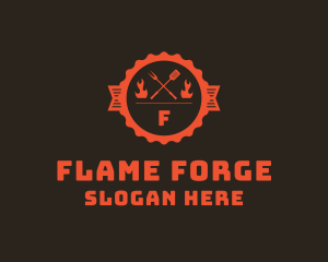 Flame Grill Steakhouse  logo design