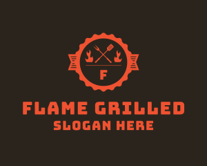 Flame Grill Steakhouse  logo design