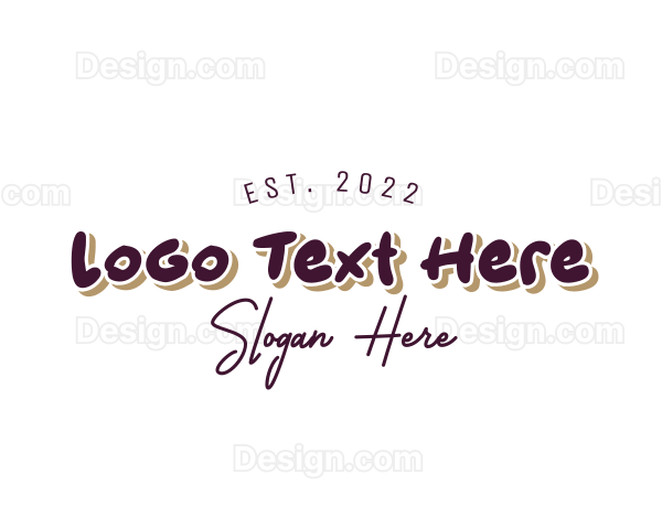 Retro Playful Business Logo