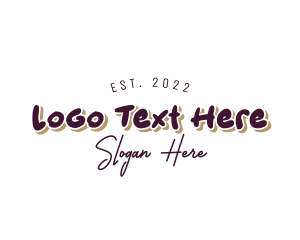 Retro Playful Business logo