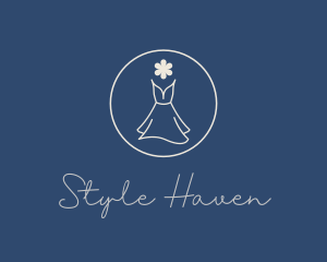 Minimalist Elegant Dress logo design