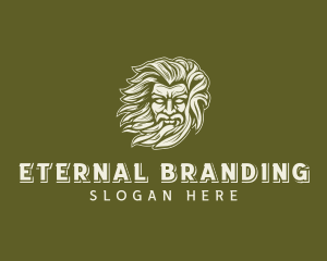 Mythical Greek God logo