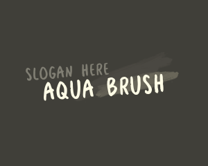 Artist Craft Brush logo design