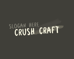 Artist Craft Brush logo design