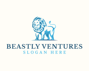 Majestic Lion Animal logo design