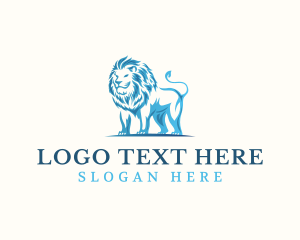 Lion - Majestic Lion Animal logo design