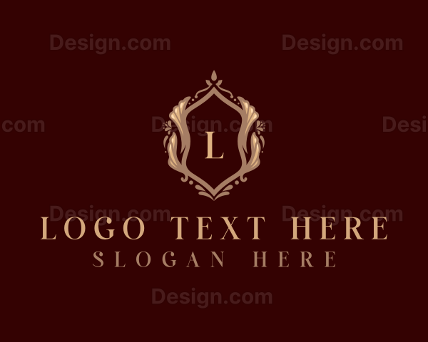 Luxury Floral Fashion Boutique Logo