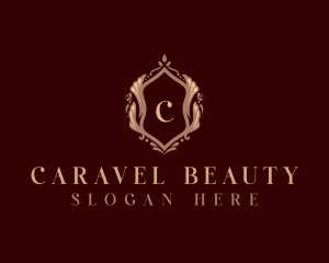 Luxury Floral Fashion Boutique logo design