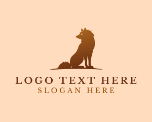 Wild Wolf Animal logo