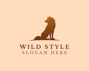 Wild Wolf Animal logo design