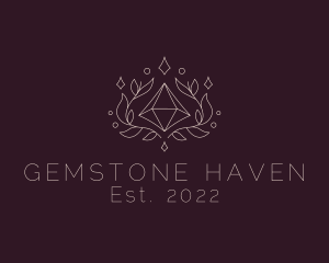 Natural Crystal Gem logo design