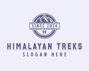 Outdoor Mountain Range  logo design