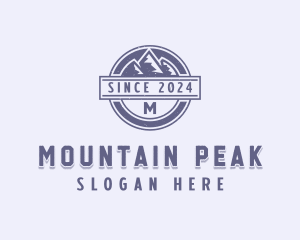 Outdoor Mountain Range  logo design