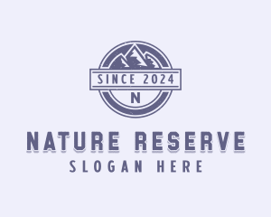 Outdoor Mountain Range  logo design