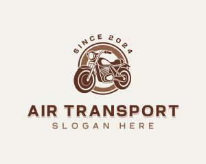 Transportation Motorcycle Ride logo design