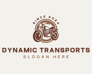 Transportation Motorcycle Ride logo design