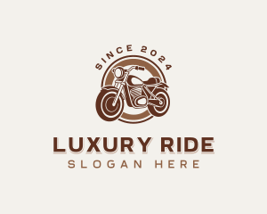 Transportation Motorcycle Ride logo design