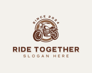 Transportation Motorcycle Ride logo design