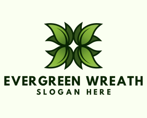 Green Garden Leaf logo design