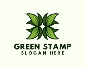 Green Garden Leaf logo design